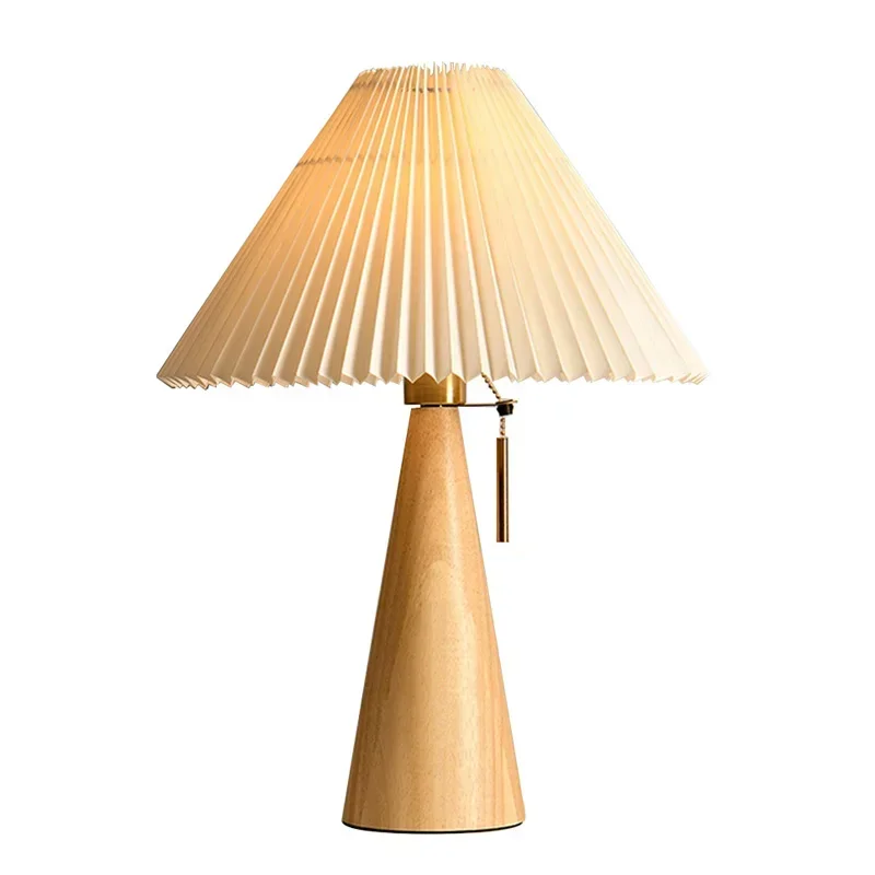 Lampe de table plissée rétro,  - Lighting Decor For Home avis et prix