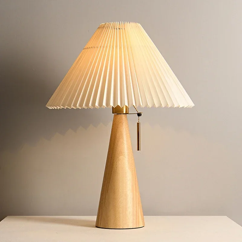 Lampe de table plissée rétro,  - Lighting Decor For Home avis et prix