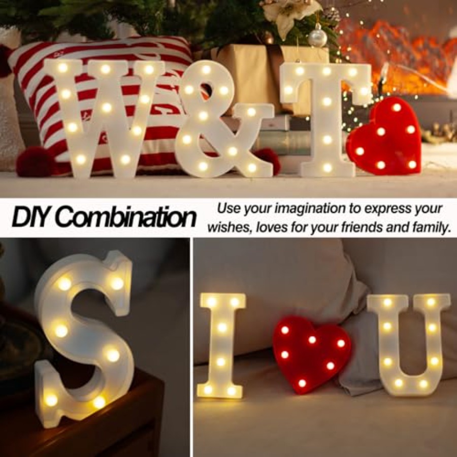 Chiffres lumineux LED, lettres - Light Up Letters Marquee avis et prix