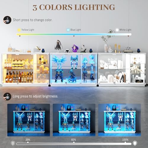 Vitrine en verre avec serrure  - Lighting & Home Decor Studio Photos avis et prix
