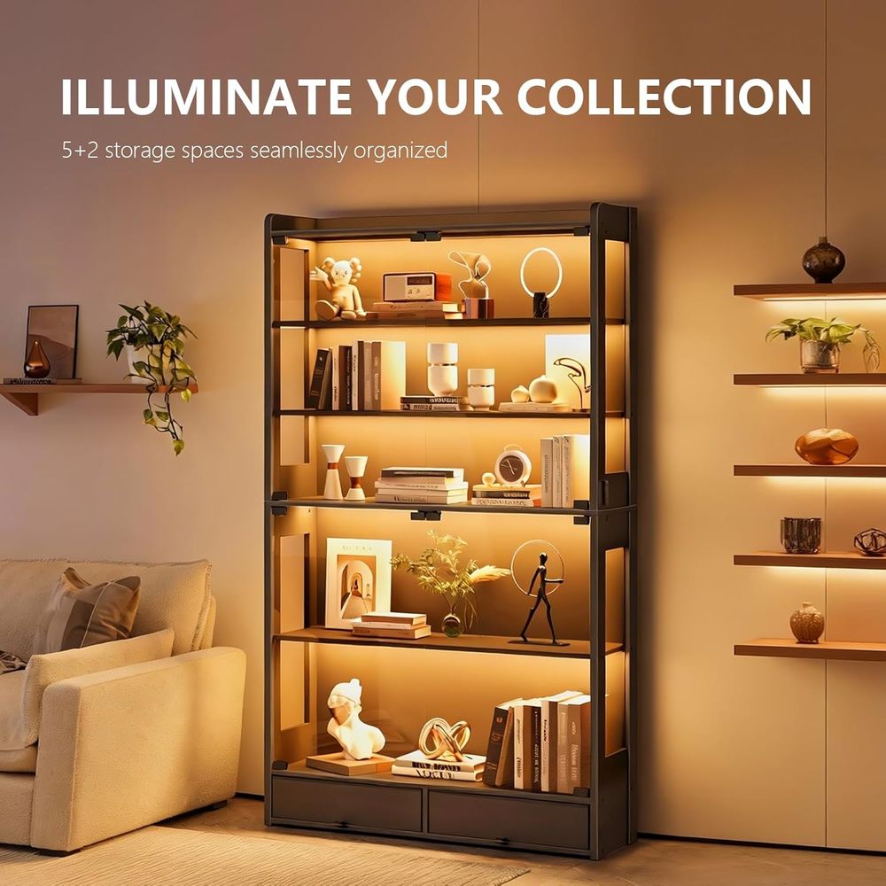 Vitrine de présentation à 5 ni - Lighting & Home Decor Studio Photos avis et prix