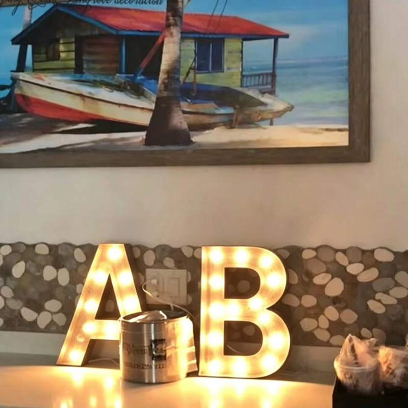 Lettres lumineuses personnalis - Light Up Letters Marquee avis et prix